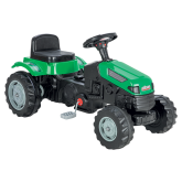 Pilsan Šlapací traktor Farm s volantem zelený
