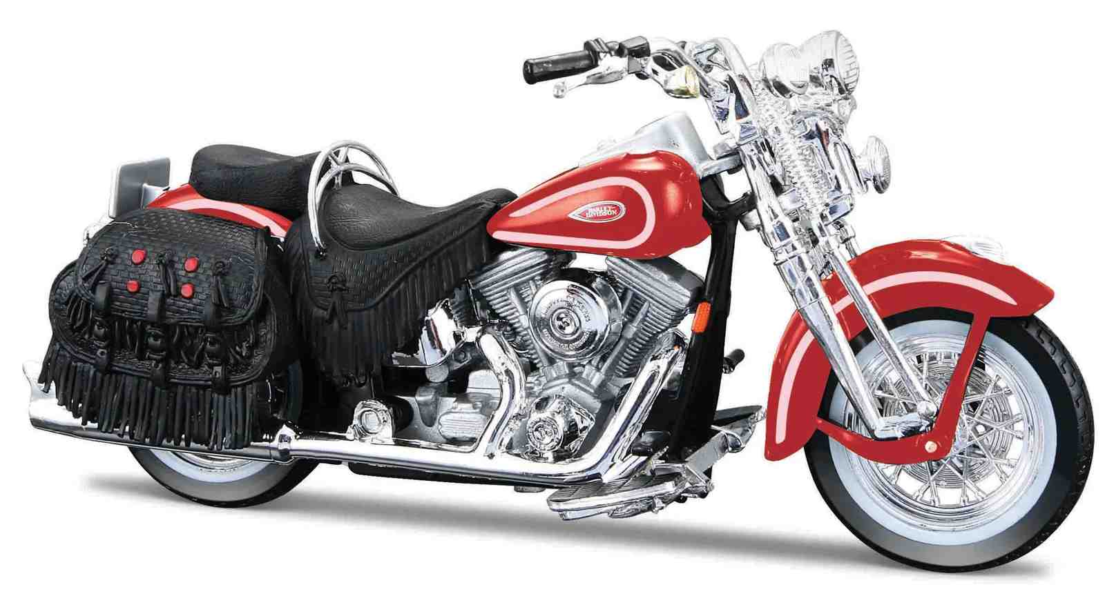 Maisto Harley Davidson FLSTS Heritage Softail Springer (1999), červená, 1:18