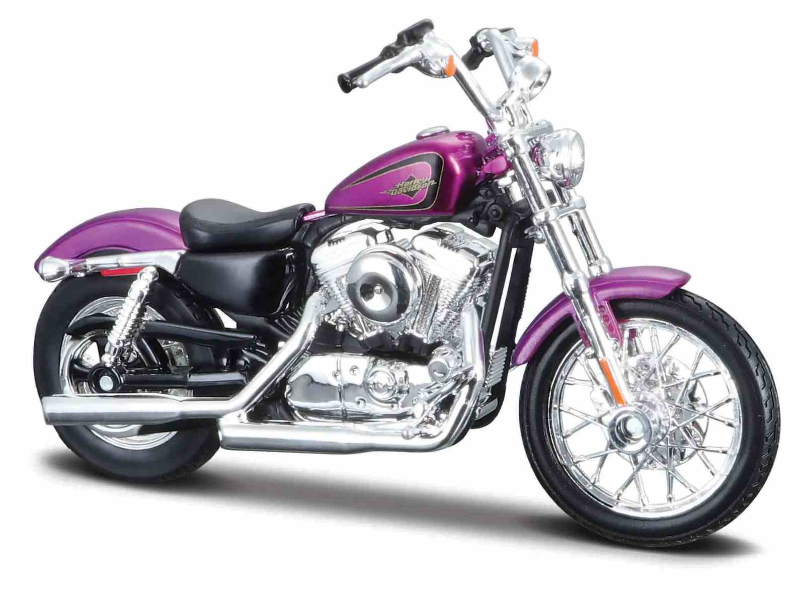 Maisto Harley Davidson XL 1200V Seventy Two (2013), fialová, blister box, 1:18