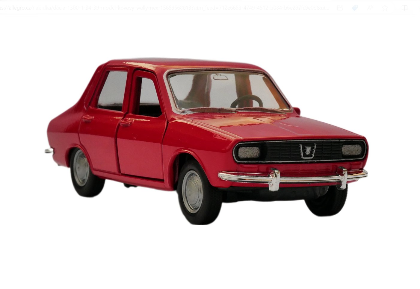 Welly Dacia 1300, Červená 1:34-39
