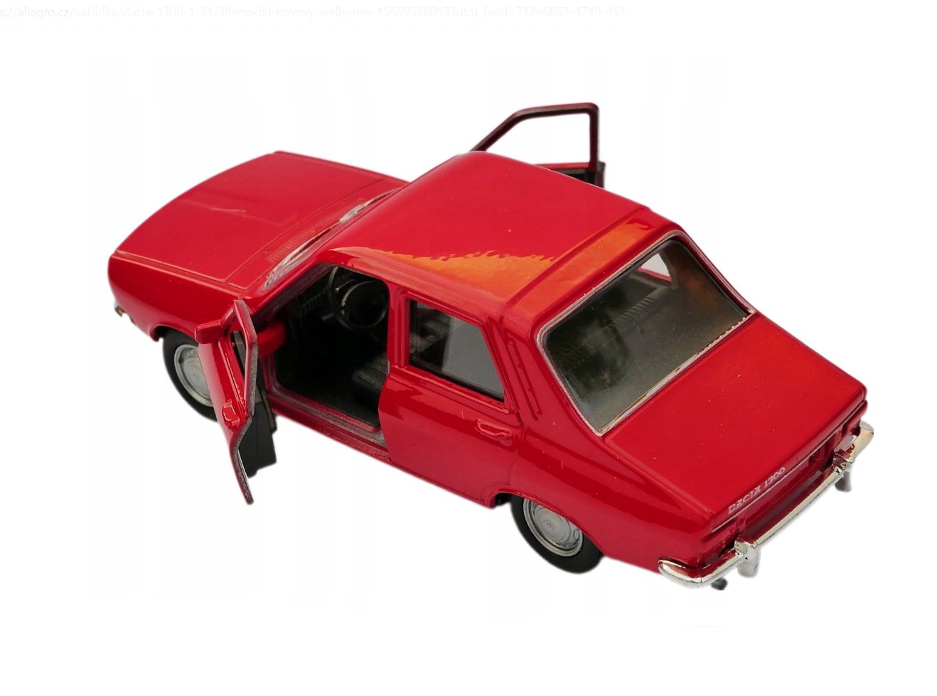 Welly Dacia 1300, Červená 1:34-39