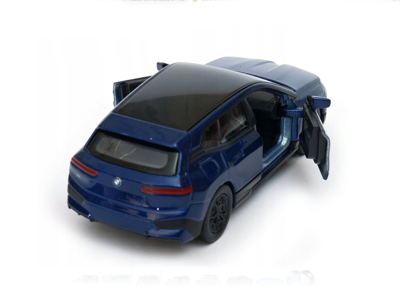 Welly BMW iX (blue) 1:34