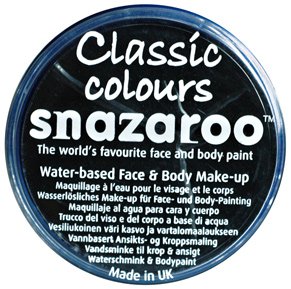 Snazaroo barva na obličej 18 ml. - Černá