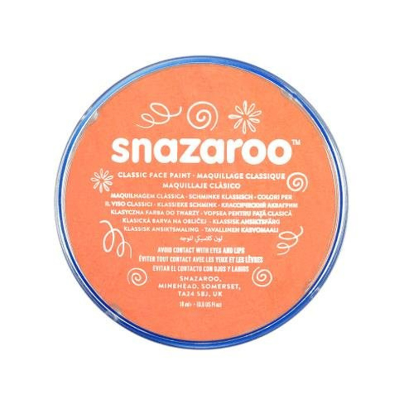 Snazaroo barva na obličej 18 ml. - Meruňková, Apricot