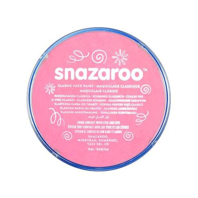 Snazaroo barva na obličej 18 ml. - Růžová světlá, Pale Pink