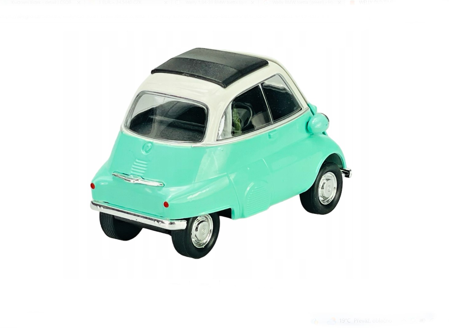 Welly BMW Isetta, zelená 1:34