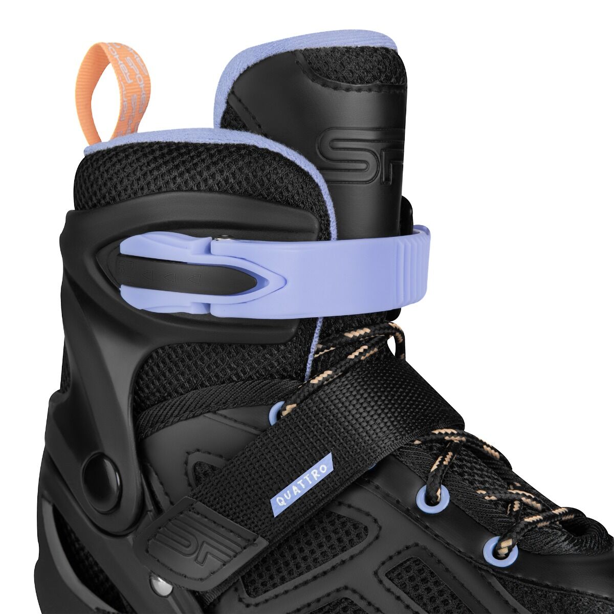 Spokey QUATTRO 4in1 Kolečkové brusle černo-fialové, vel. 30-33