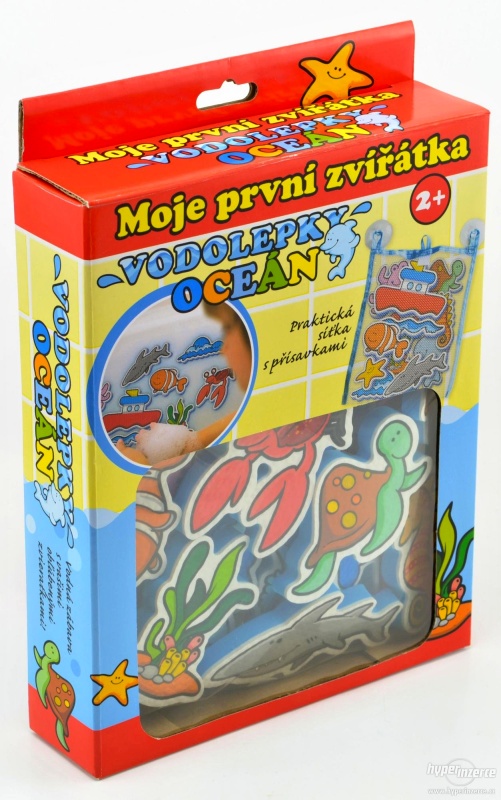 Vodolepky Moje první zvířátka Oceán, pěnová sada 12ks