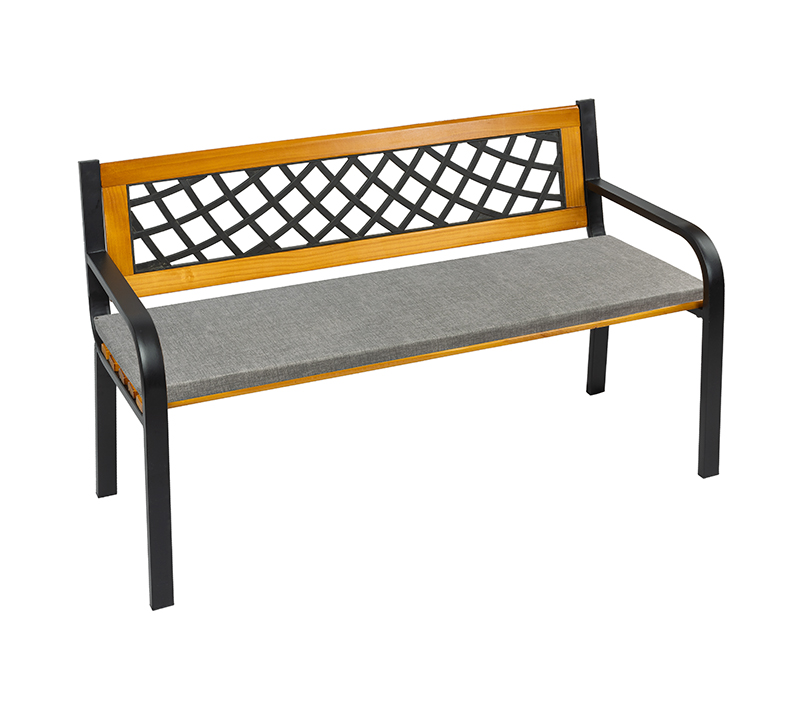 Bellatex Sedák na lavici hladký, Šedý - 40x140 cm