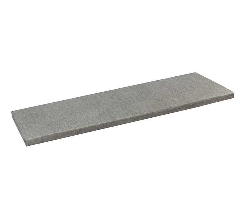 Bellatex Sedák na lavici hladký, Šedý - 40x150 cm