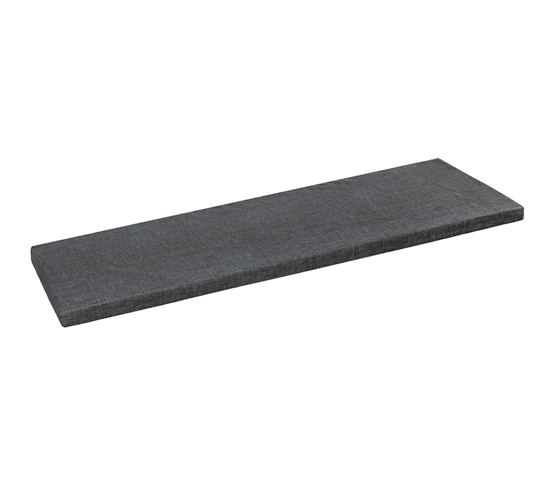 Bellatex Sedák na lavici hladký, Grafitový - 40x120 cm