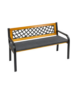 Bellatex Sedák na lavici hladký - Grafitová - 40x140 cm