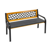 Bellatex Sedák na lavici hladký - Grafitová - 40x140 cm