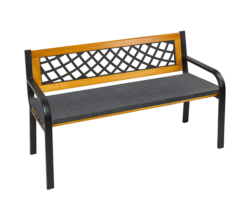 Bellatex Sedák na lavici hladký, Grafitový - 40x150cm