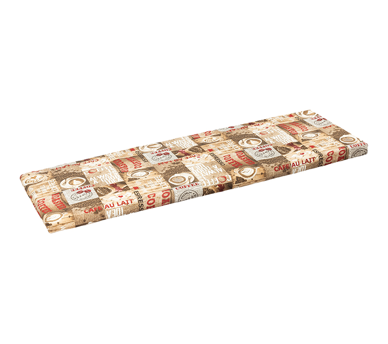 Bellatex Sedák na lavici hladký, Káva zrnková - 40x140cm
