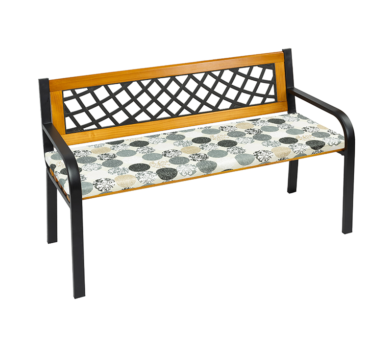 Bellatex Sedák na lavici hladký, Koule šedá - 40x120 cm