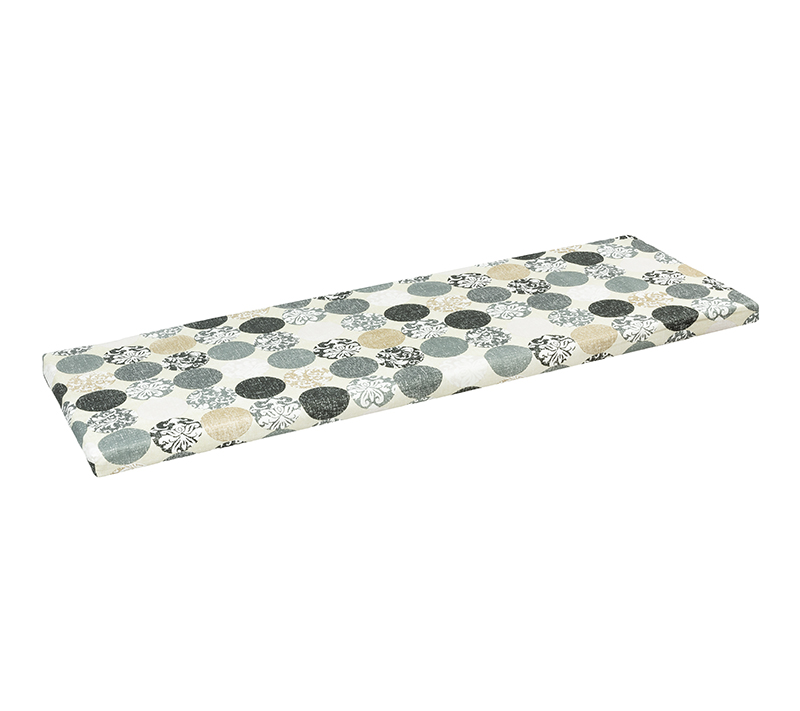 Bellatex Sedák na lavici hladký, Koule šedá - 40x120 cm