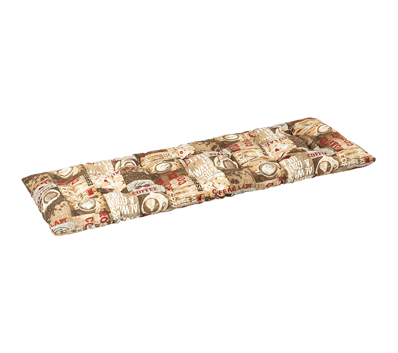 Bellatex Sedák na lavici prošívaný, Káva hnědá - 40x120cm