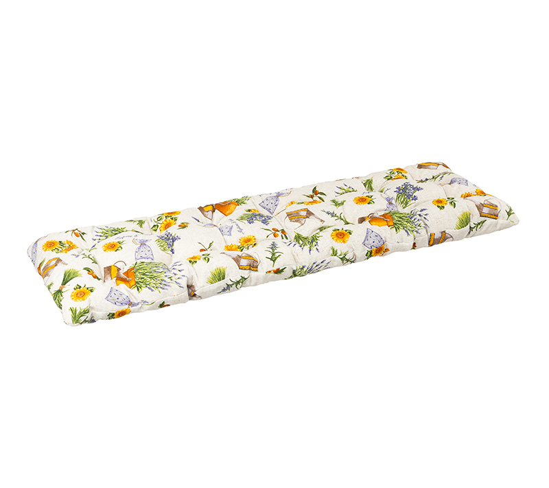 Bellatex Sedák na lavici prošívaný, Levandule fialová - 40x120cm