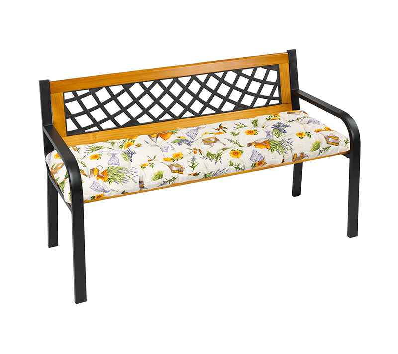 Bellatex Sedák na lavici prošívaný, Levandule fialová - 40x140cm
