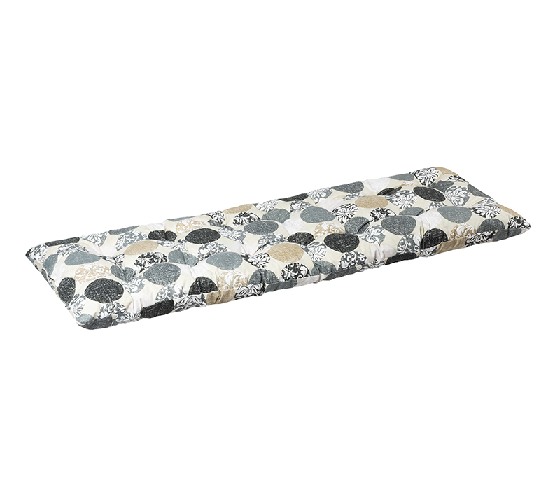 Bellatex Sedák na lavici prošívaný, Koule šedá - 40x140cm