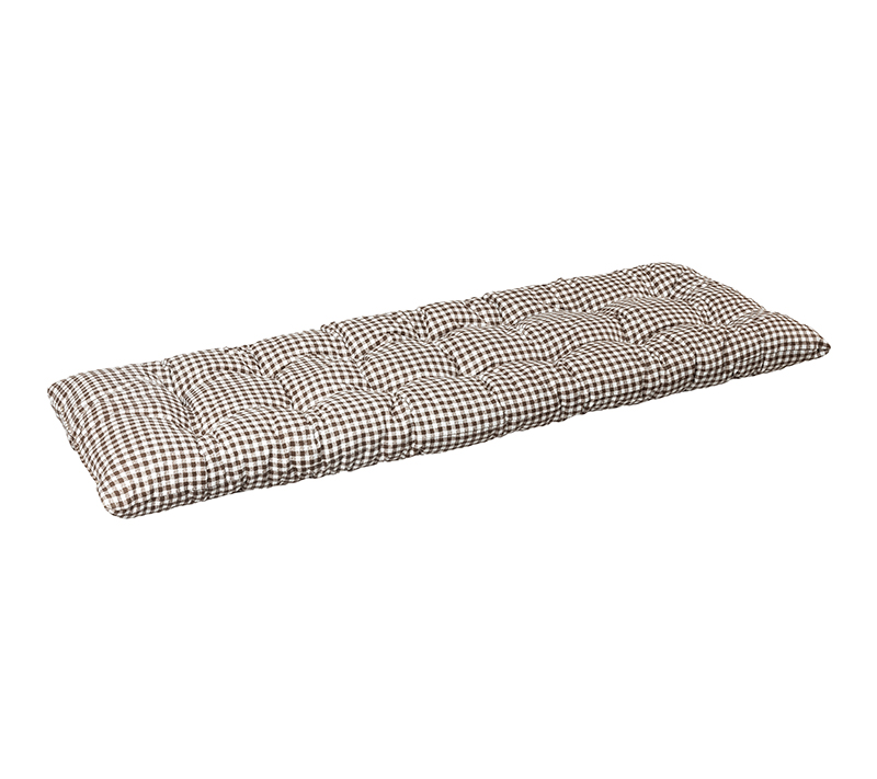 Bellatex Sedák na lavici prošívaný, Kostička hnědá - 40x120cm