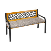 Bellatex Sedák na lavici prošívaný - Kostička hnědá - 40x120 cm