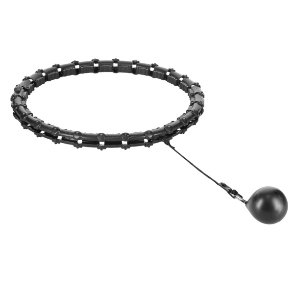Masážní Hula Hoop se závažím HMS HHW11, bederní pásu HMS BR163 PLUS SIZE, černá