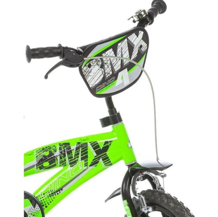 Dino Bikes 125XL Dětské kolo BMX 12", zelené
