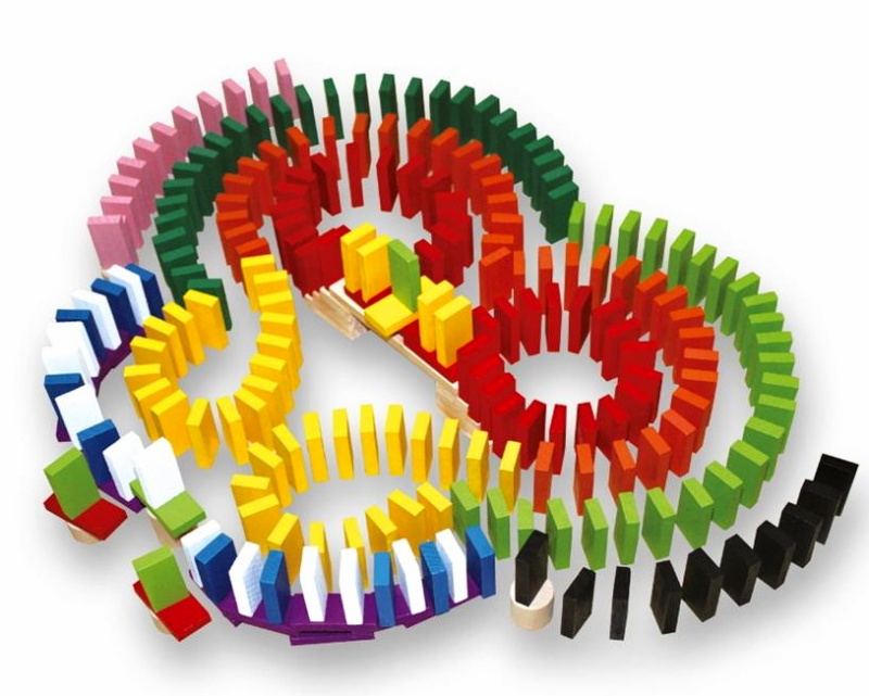 Small Foot Domino dráha maxi, 560 kusů