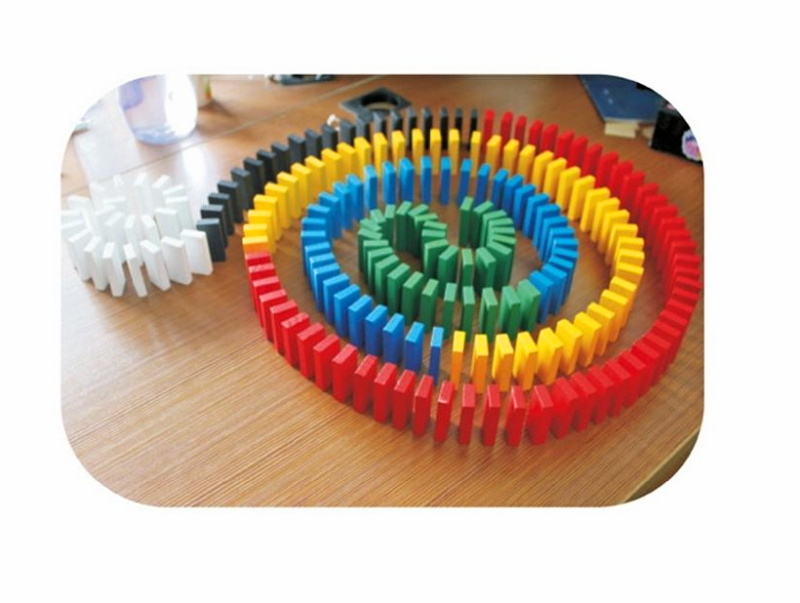 Small Foot Domino dráha maxi, 560 kusů