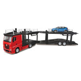 Bburago Mercedes Benz Actros autotransport a Renault Captur 1:43