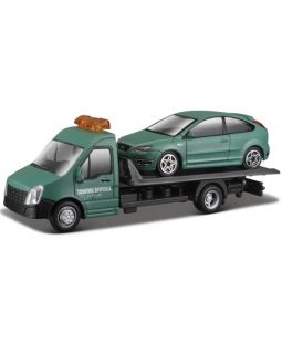 Bburago Car Hauler a Ford Focus ST 1:43