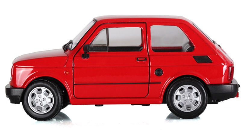Welly Fiat 126 Červený 1:21