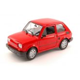 Welly Fiat 126 Červený 1:21