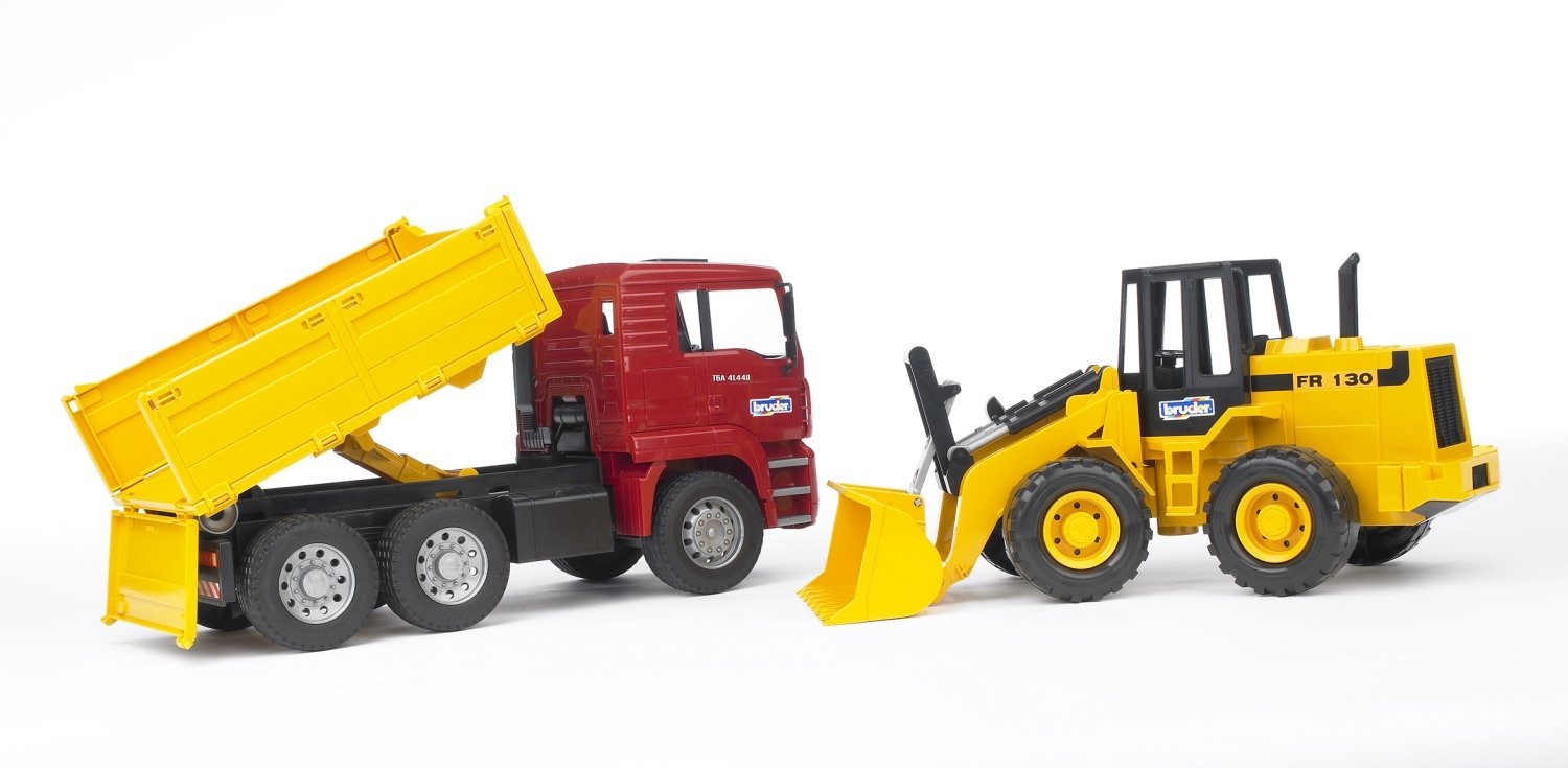 Bruder 2752 MAN TGA nákladní auto s nakladačem FR 130