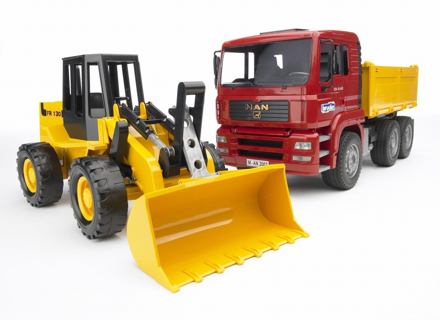 Bruder 2752 MAN TGA nákladní auto s nakladačem FR 130