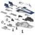 Revell Star Wars 06762 Resistance A-wing Fighter (modrý)