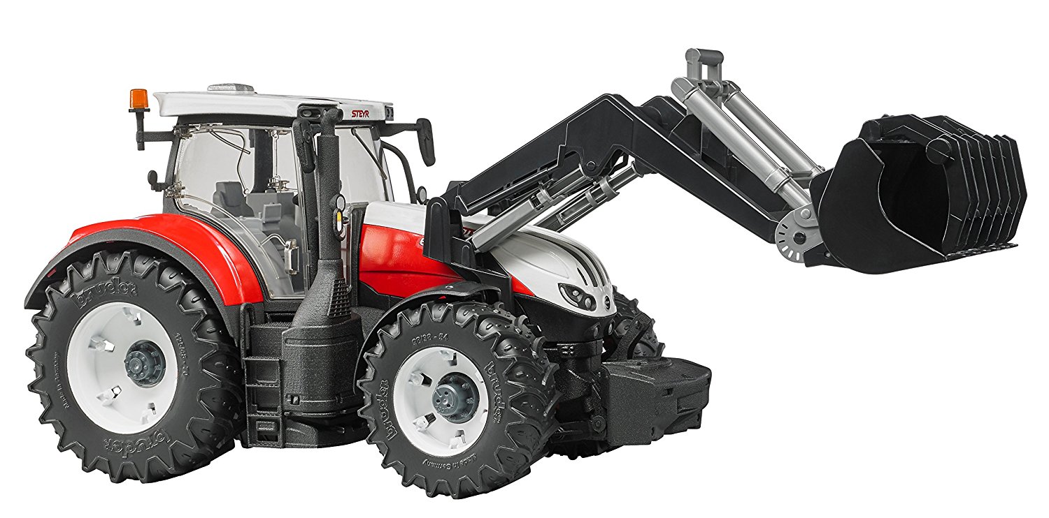 Bruder 3181 Traktor Steyr 6300 Terrus CVT s přední lžící