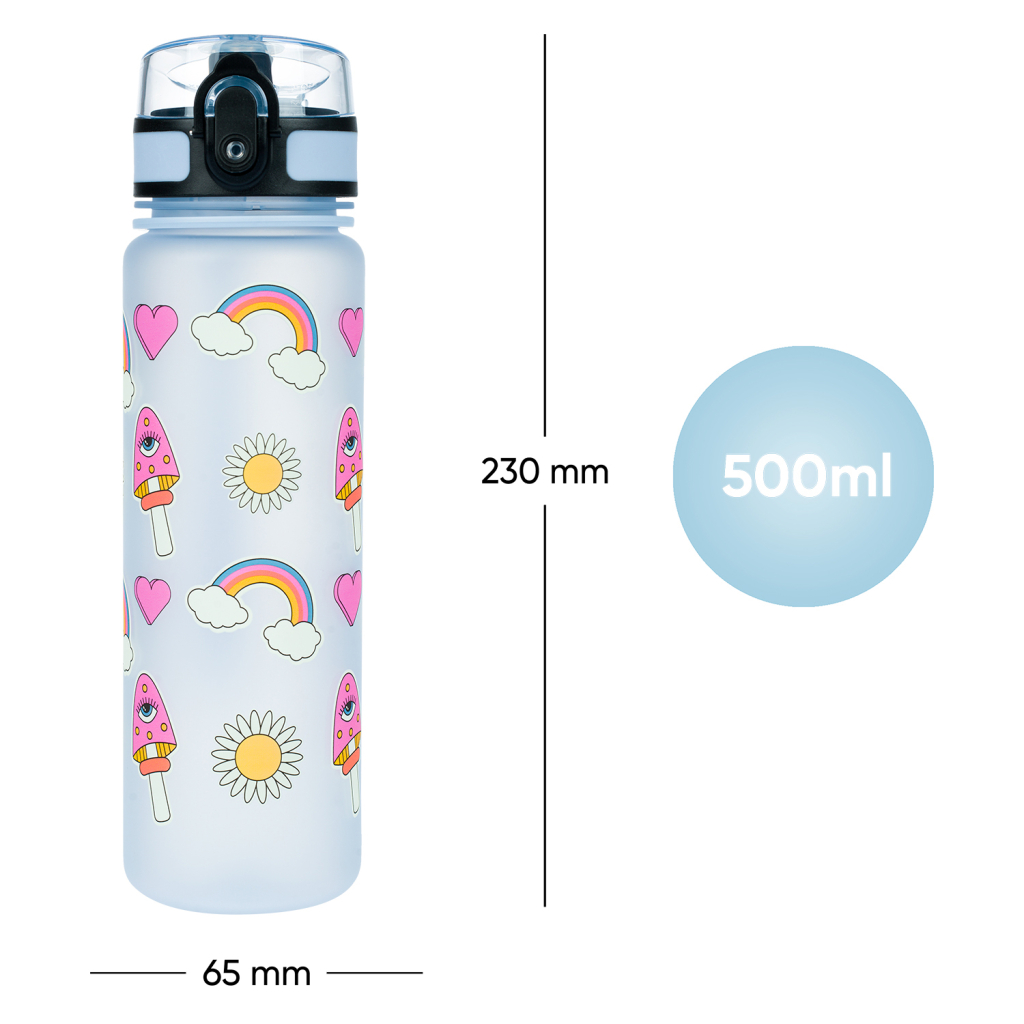BAAGL Tritanová láhev na pití Hippie, 500 ml.