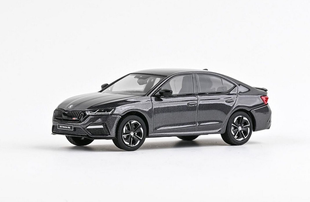 Abrex Škoda Octavia IV RS (2020) Šedá Titan Metalíza 1:43