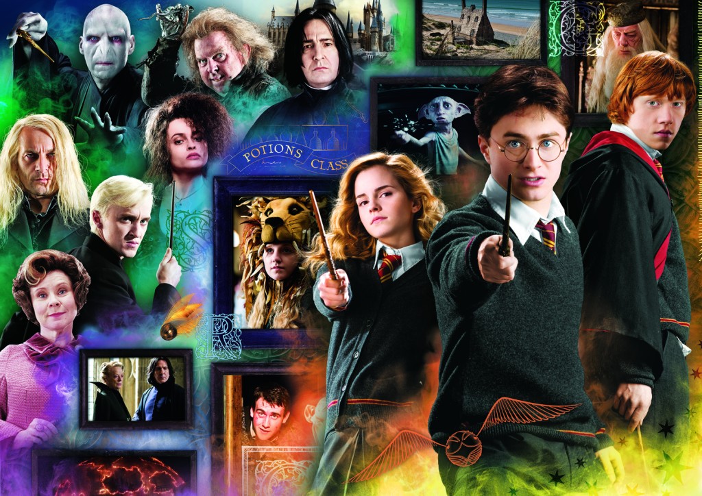 Trefl puzzle 1000 dílků - Harry Potter Kouzelnický svět