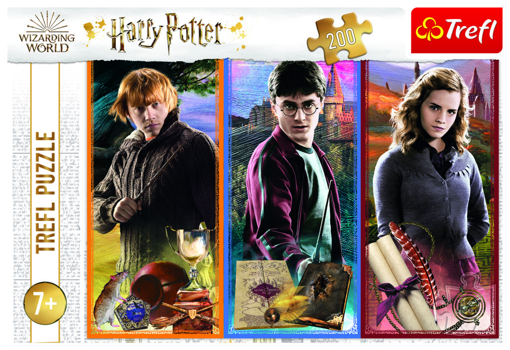 Trefl puzzle 200 dílků - Harry Potter Ve světě magie a čarodějnictví