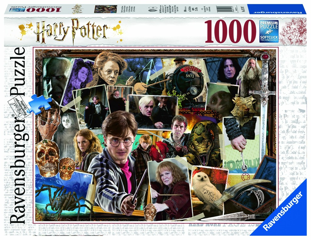 Ravensburger puzzle 1000 dílků - Harry Potter, Voldemort