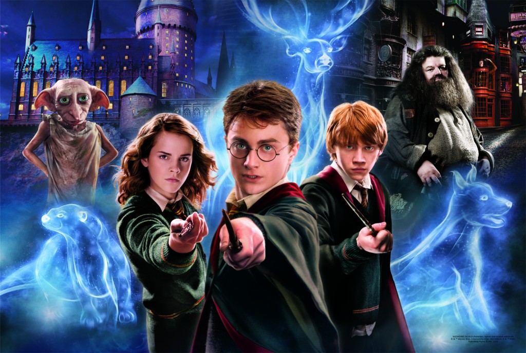 Trefl puzzle 160 XL dílků - Harry Potter, Kouzelný svět
