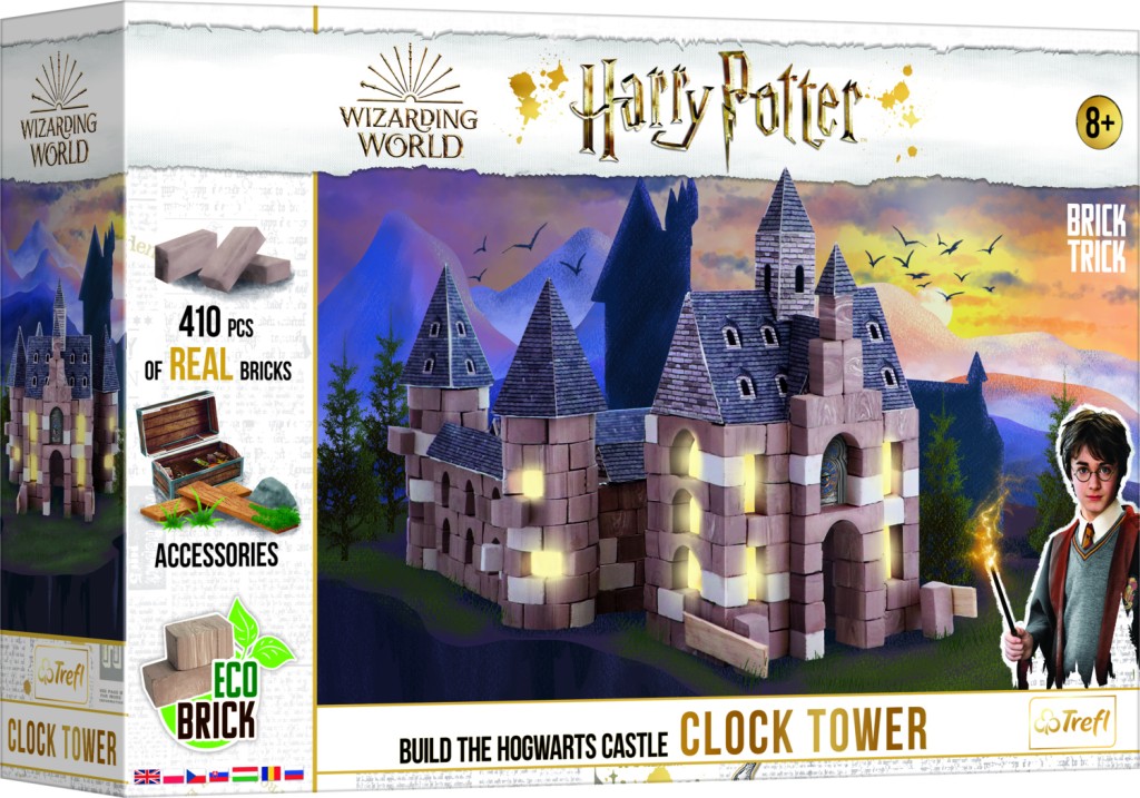 Stavebnice Trefl Eco Brick - Harry Potter, Hodinová věž