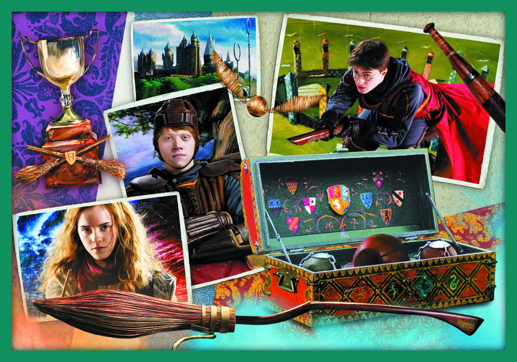 Trefl puzzle set 10v1 - Ve světě Harryho Pottera