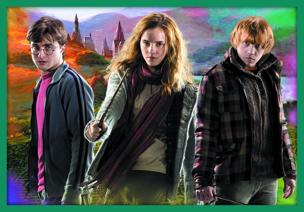 Trefl puzzle set 10v1 - Ve světě Harryho Pottera