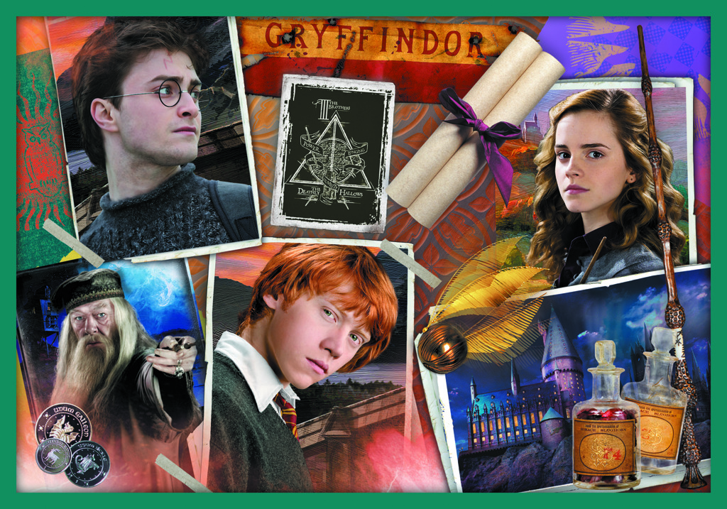 Trefl puzzle set 10v1 - Ve světě Harryho Pottera