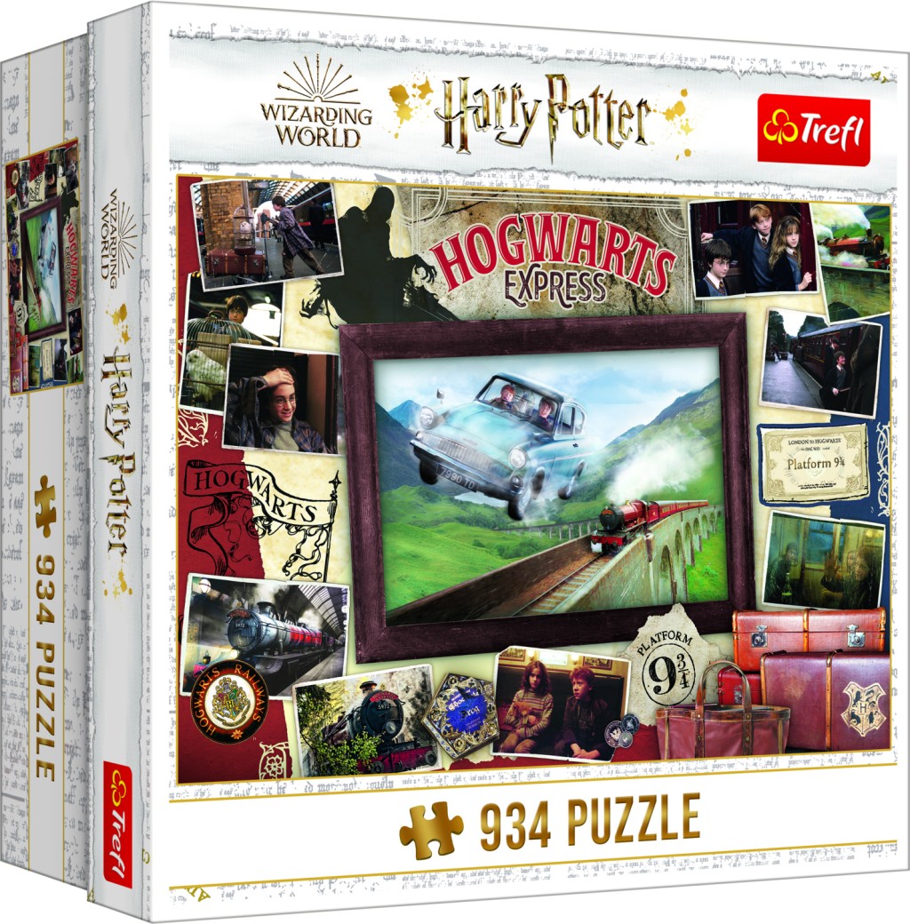 Trefl puzzle 934 dílků - Harryho Potter, Bradavický expres